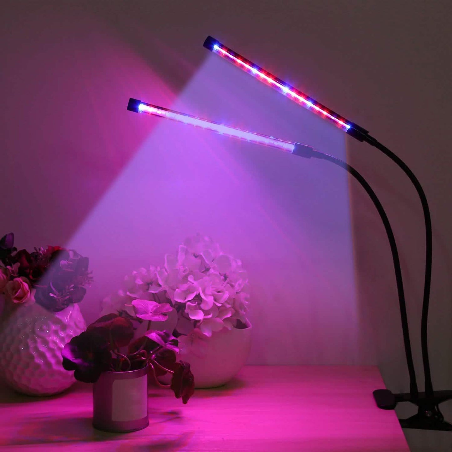 LED Pflanzenlampe mit Doppelköpfen