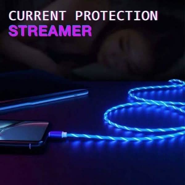 LED-Licht USB-Ladekabel 3-in-1 Schnellladefunktion