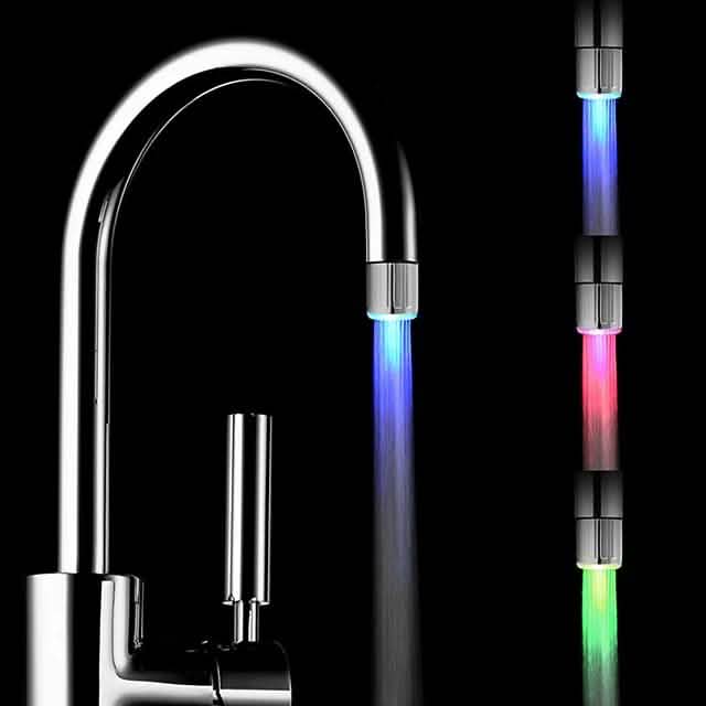 LED-Licht Wasserhahn Brauseköpfe leuchten LED-Duschstrahl