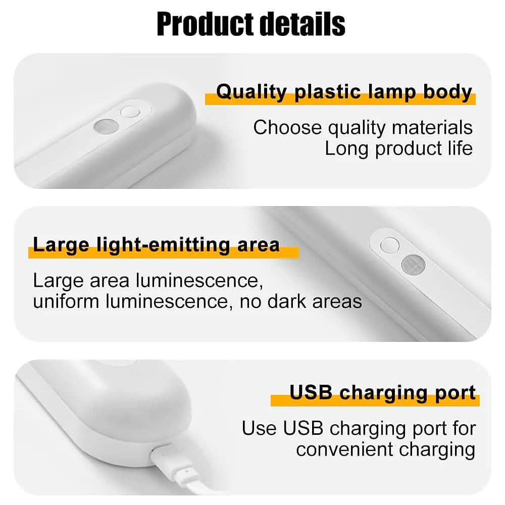 LED-Nachtlichter, USB wiederaufladbar