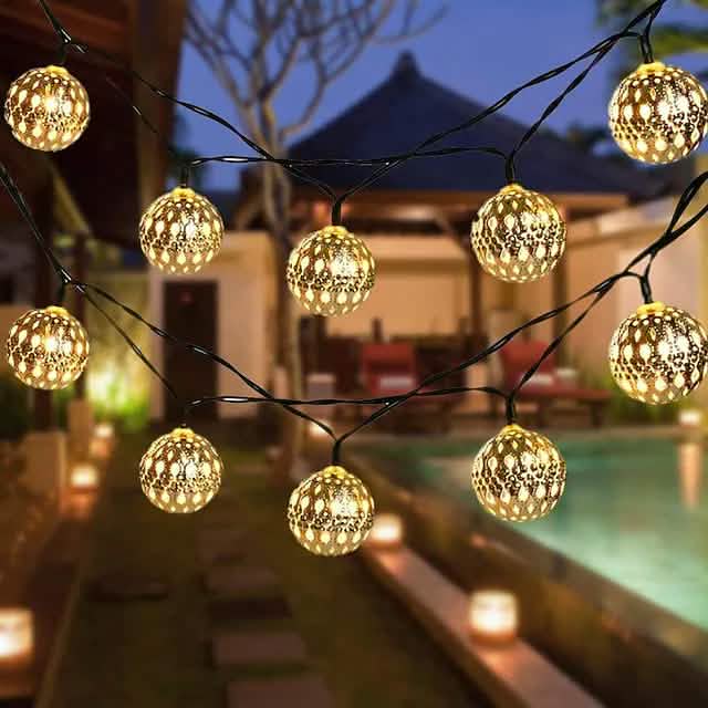 LED Solar Lichterkette für Außen