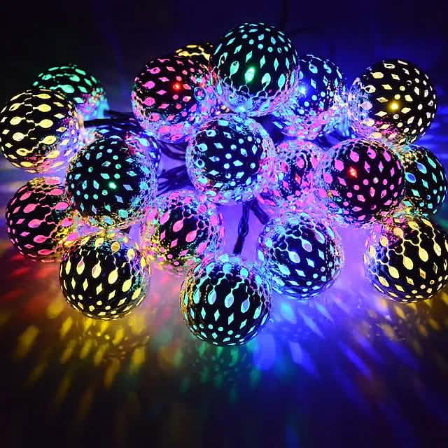 LED Solar Lichterkette für Außen