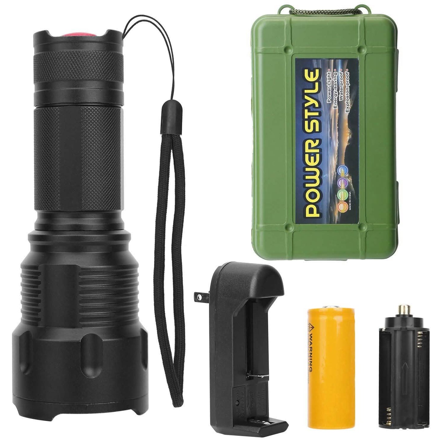 Wiederaufladbare LED-Zoomtaschenlampe