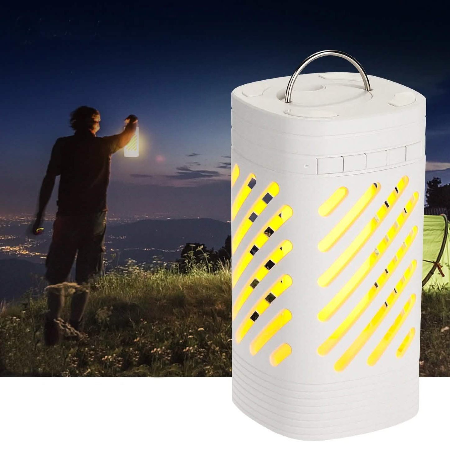 LED Smart-Touch Bluetooth-Lautsprecher Wiederaufladbare Campinglampe