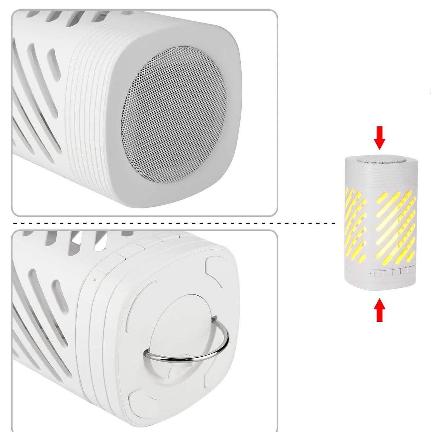 LED Smart-Touch Bluetooth-Lautsprecher Wiederaufladbare Campinglampe