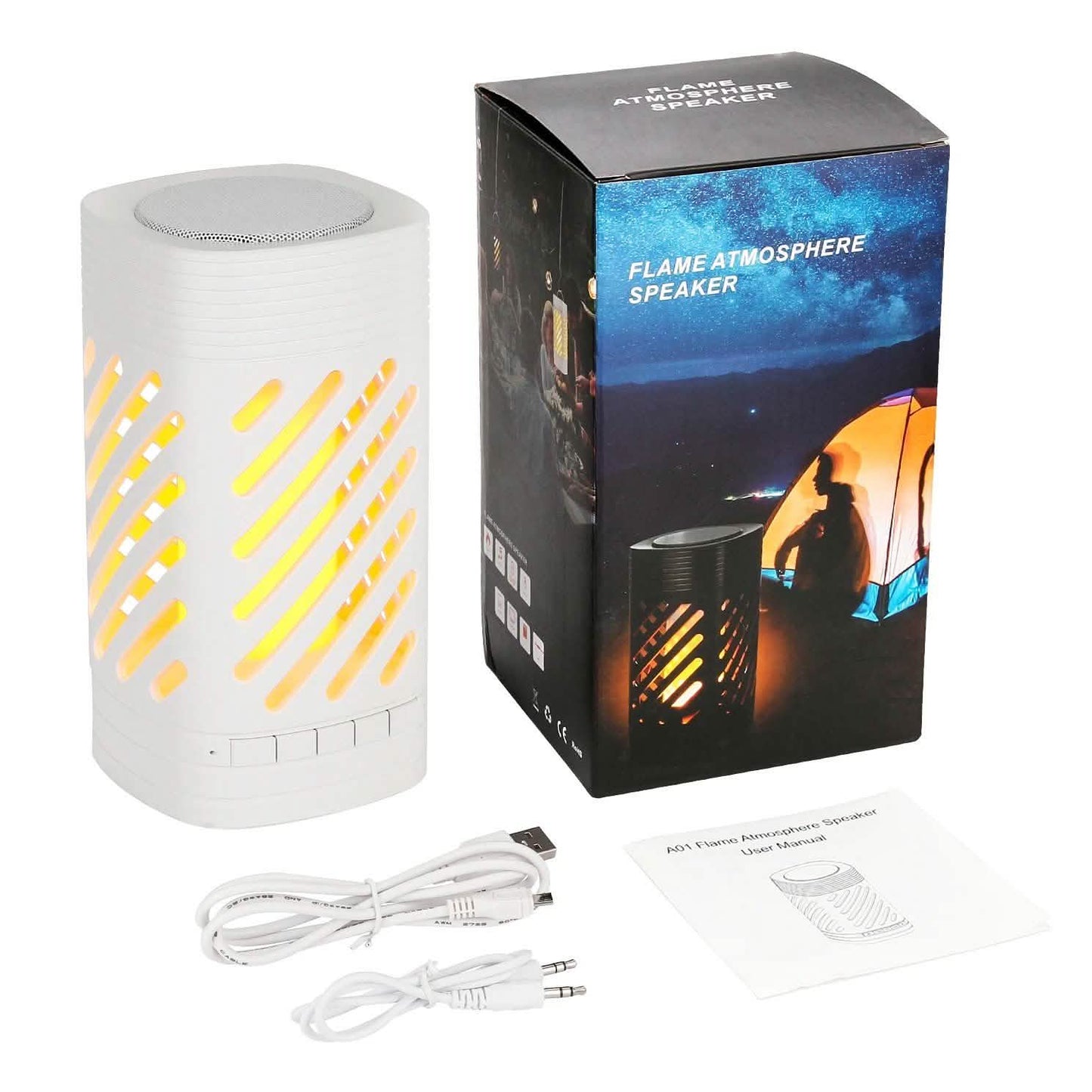 LED Smart-Touch Bluetooth-Lautsprecher Wiederaufladbare Campinglampe