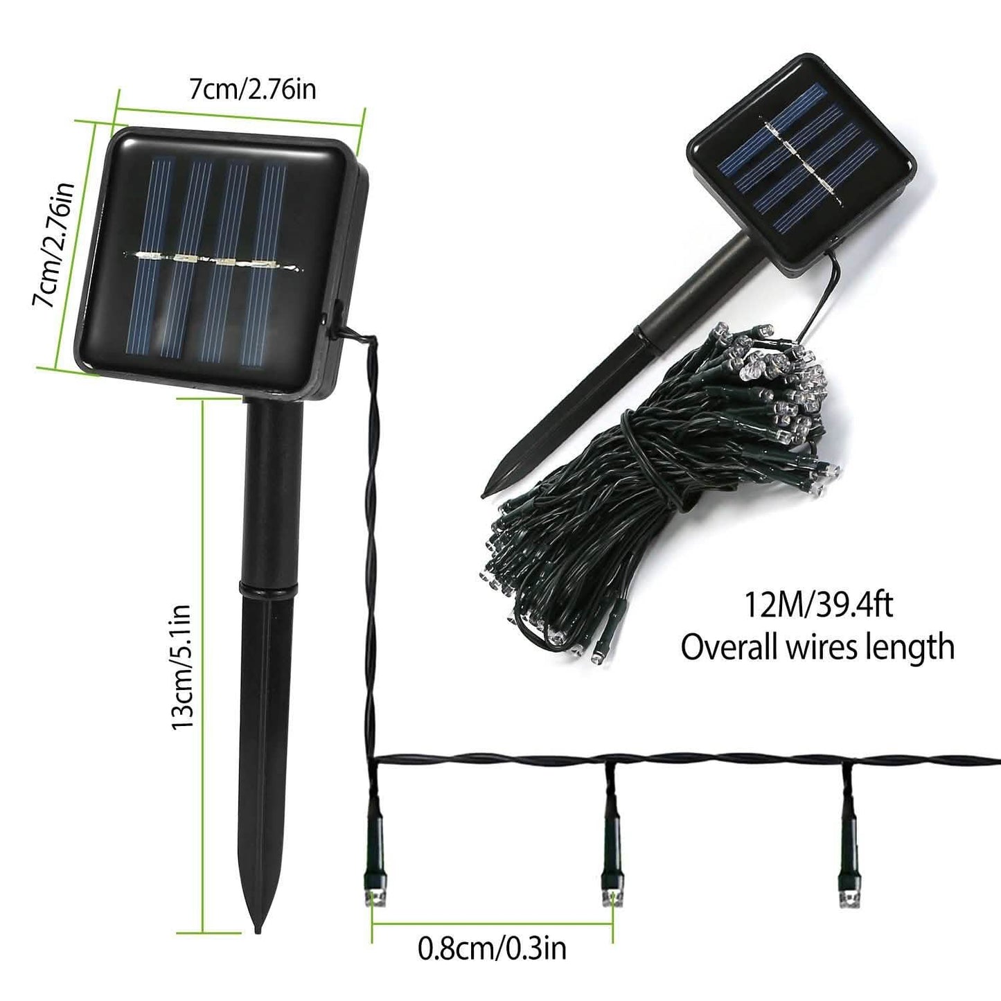 LED Solar Lichterkette