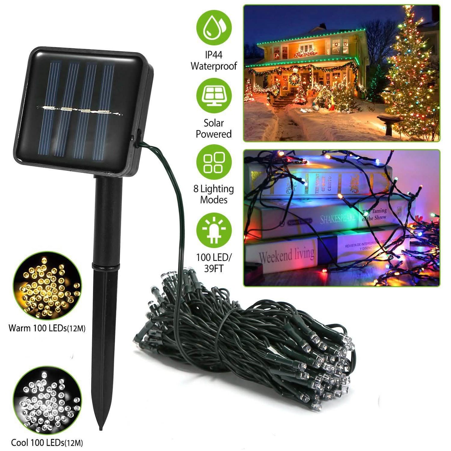 LED Solar Lichterkette