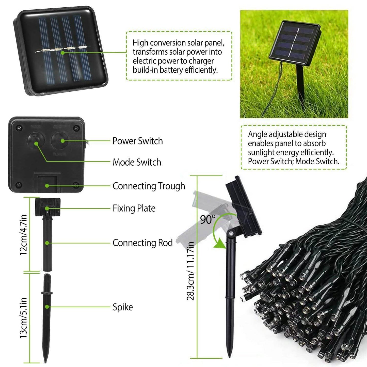 LED Solar Lichterkette