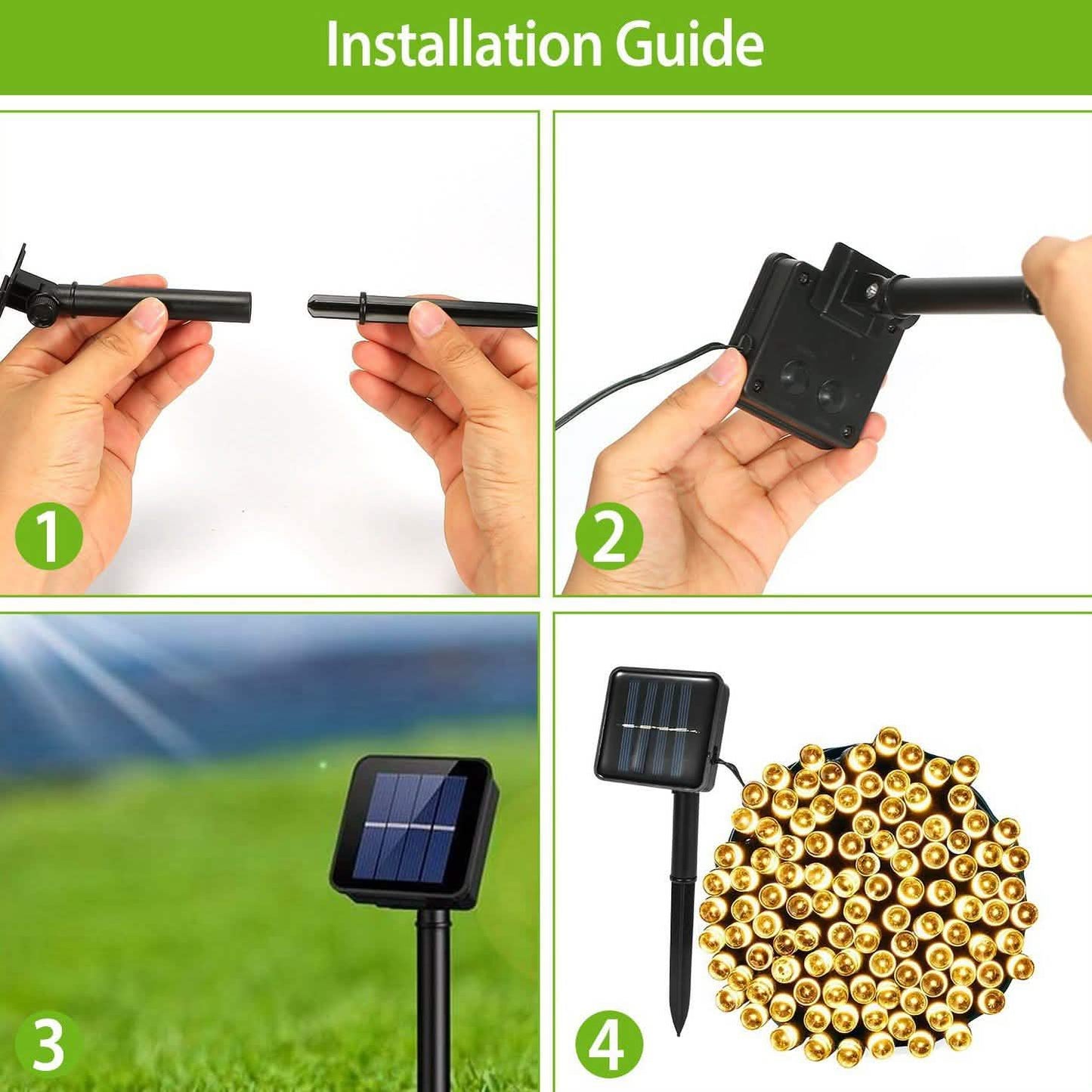 LED Solar Lichterkette
