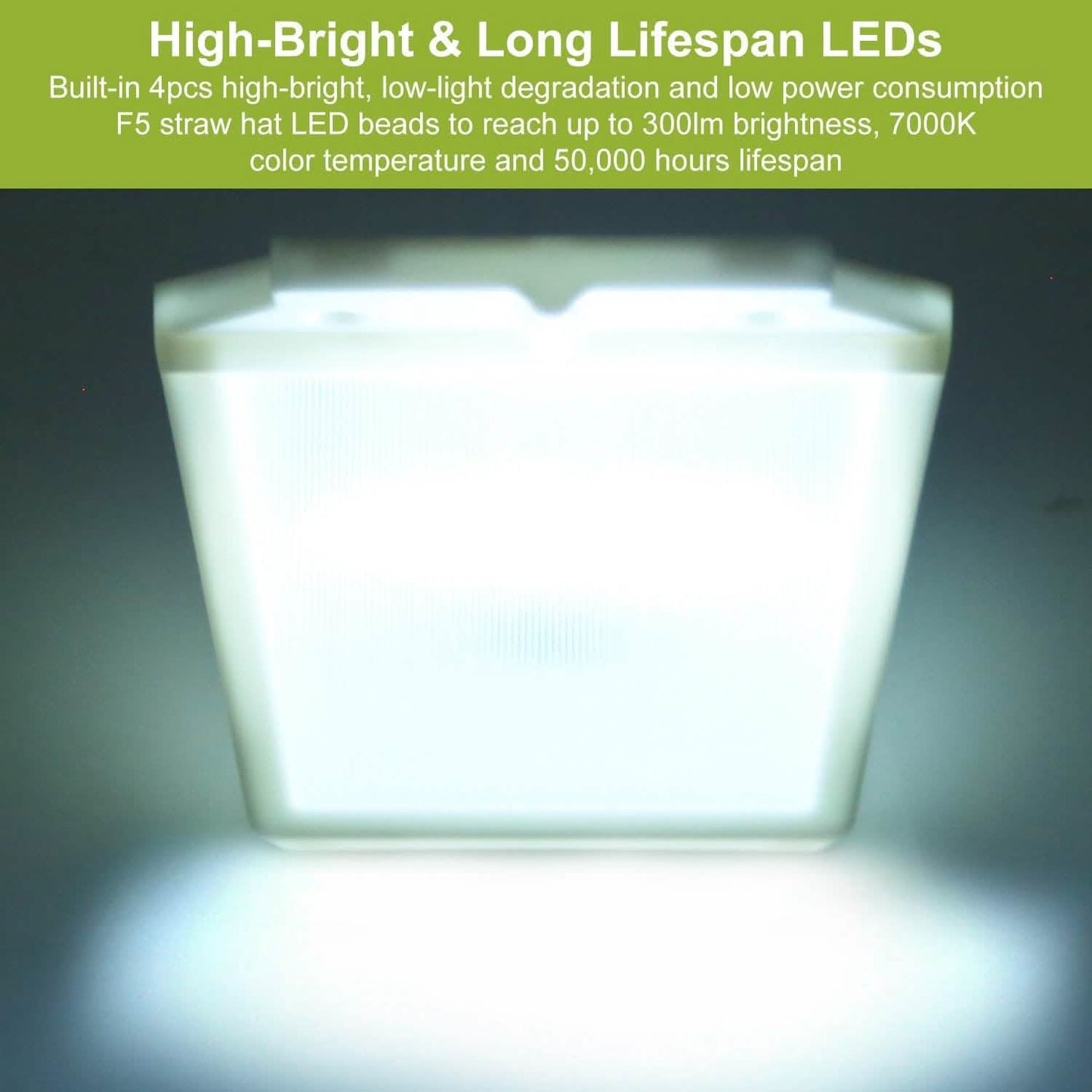 Solarbetriebene LED-Treppenleuchten