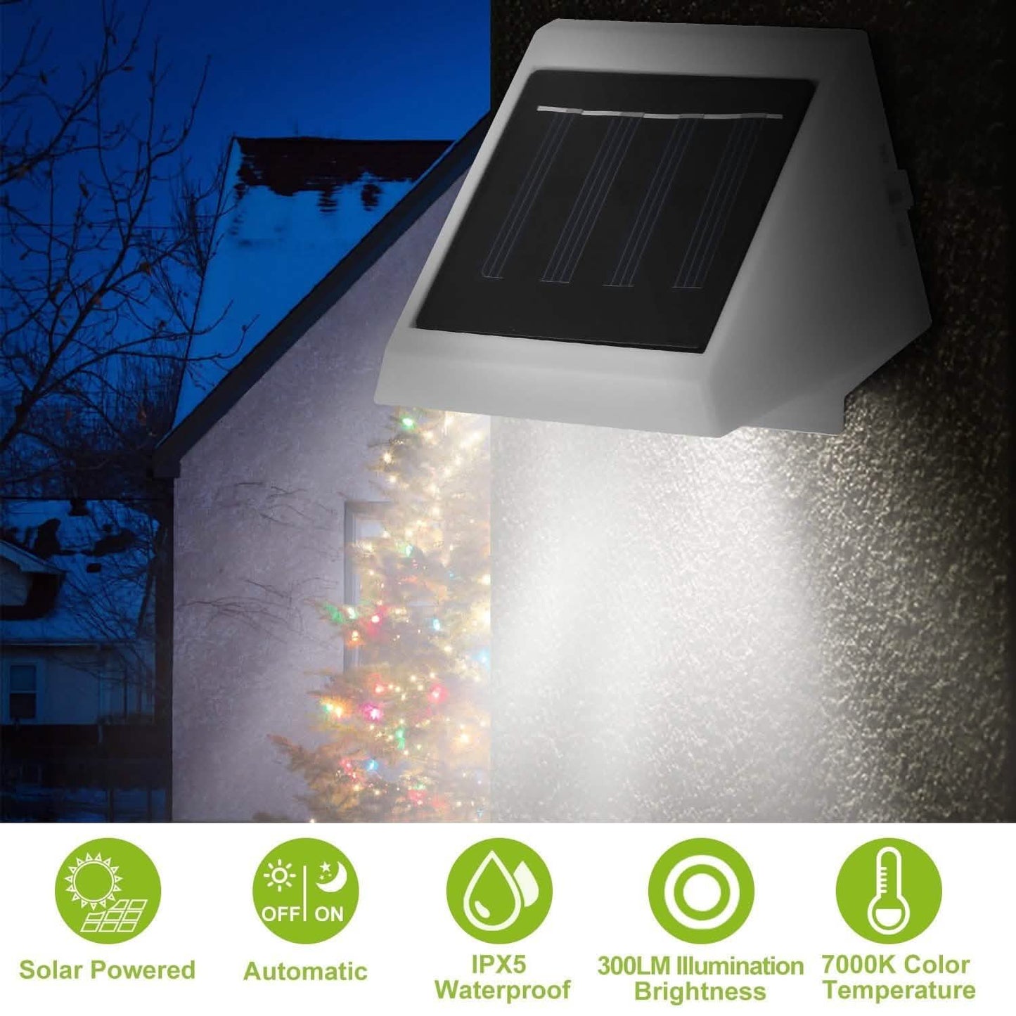Solarbetriebene LED-Treppenleuchten