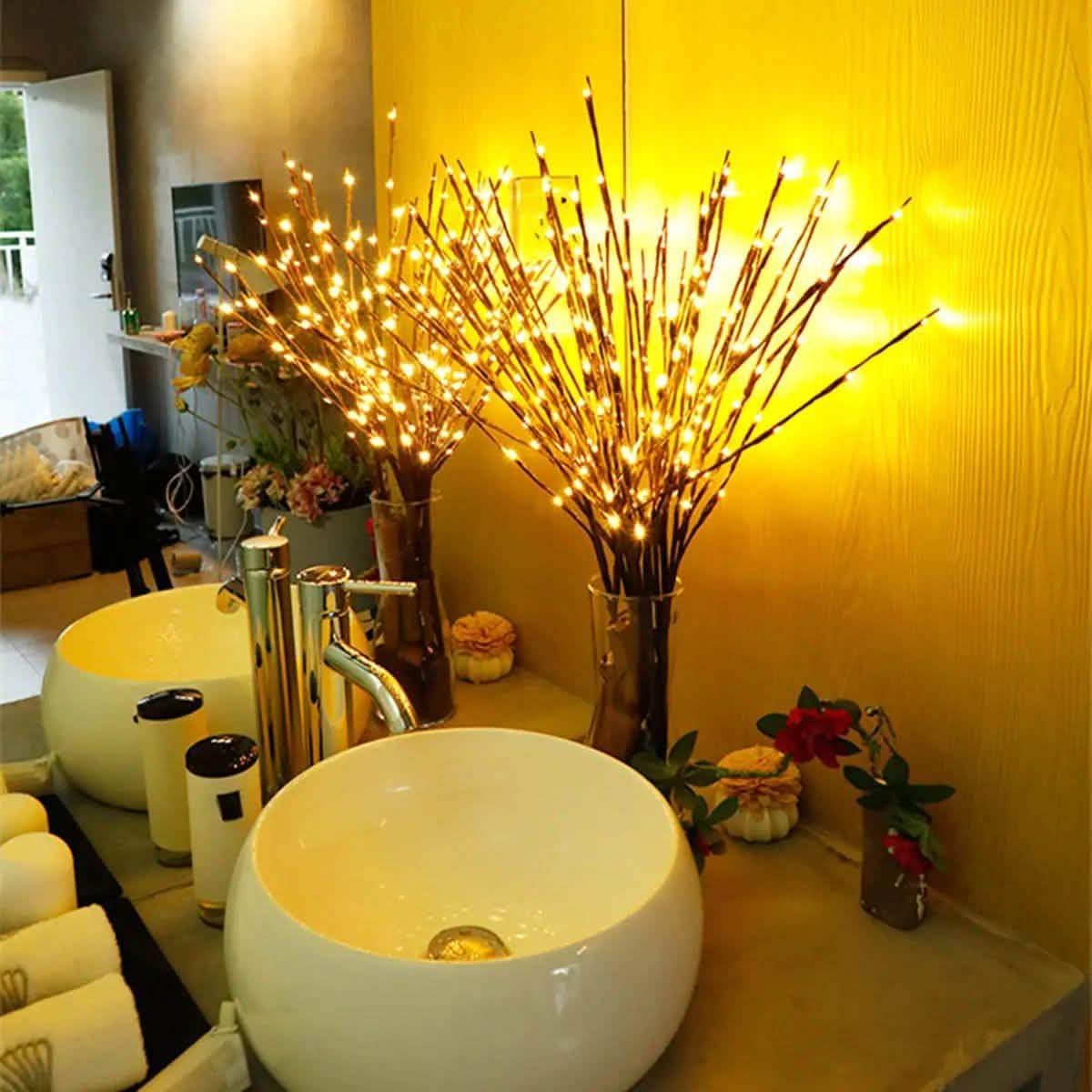 LED-Baumzweiglampe Blumenleuchten