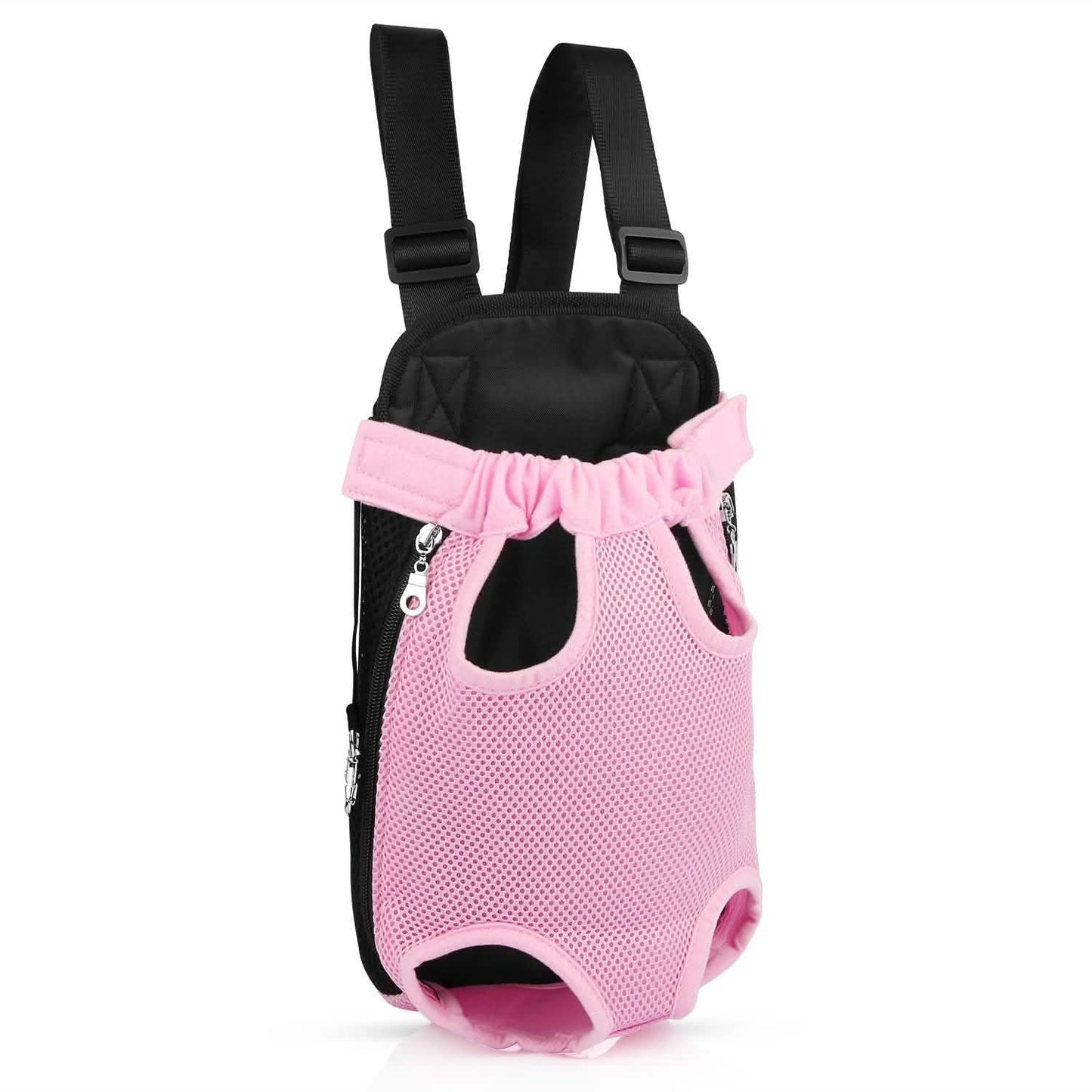 Haustier-Rucksacktrage für unterwegs mit Beinausschnitten