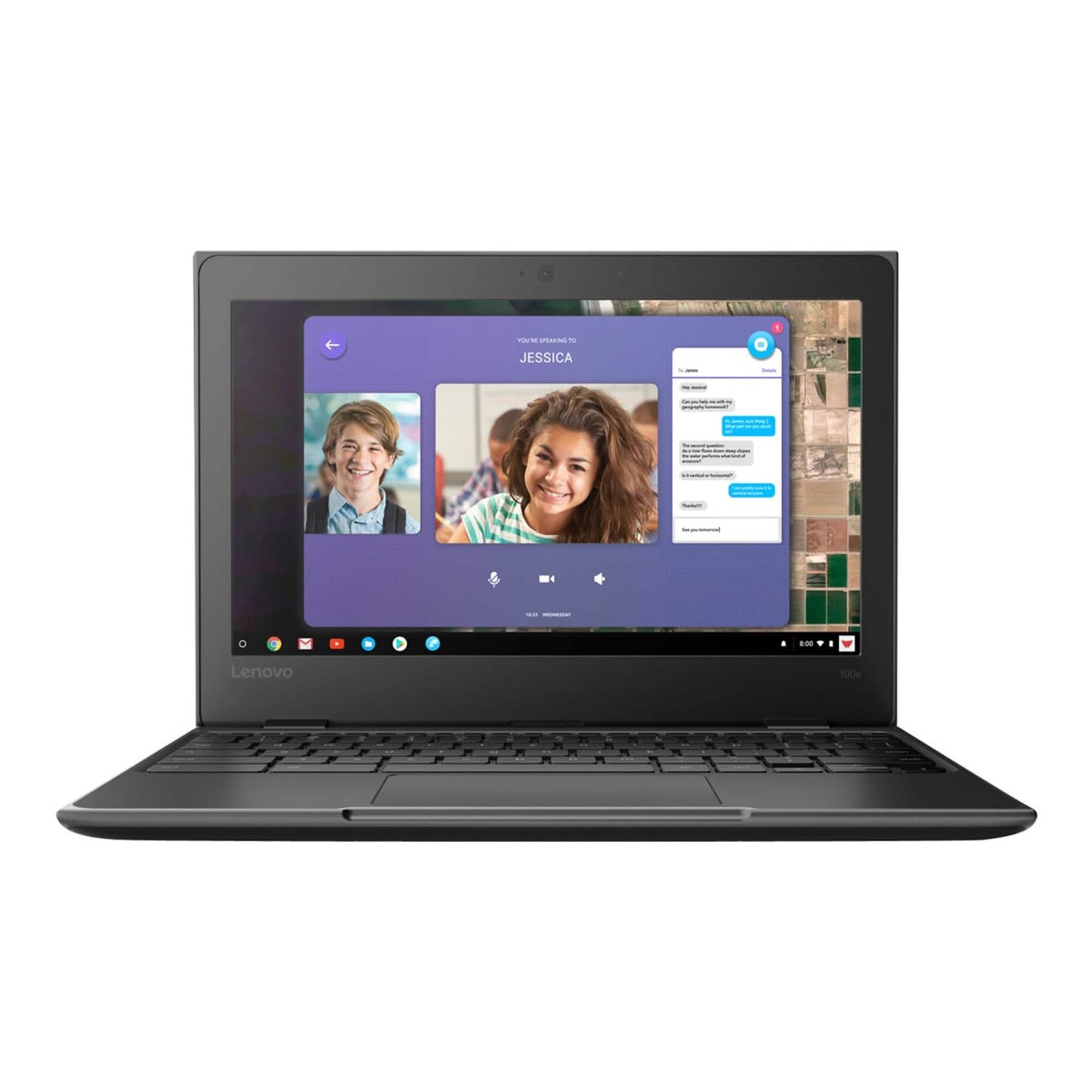 Lenovo 100e Chromebook Celeron N3350 Chrome OS 4 GB RAM 32 GB eMMC (Generalüberholt)