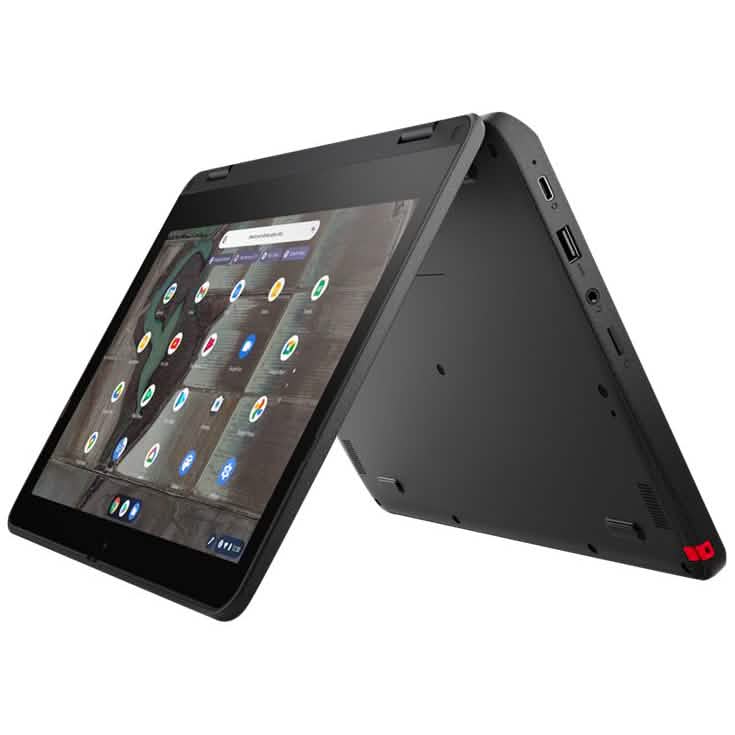 Lenovo Chromebook 500e 11,6" Touch Intel Celeron N3450 1600 MHz RAM 32 GB SSD (Generalüberholt)