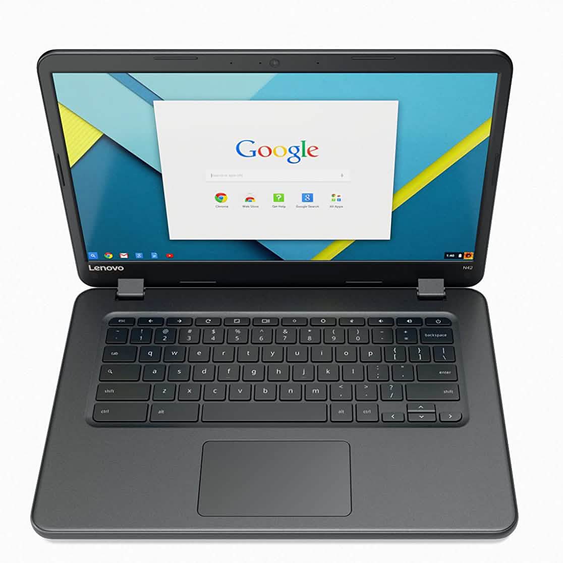 Lenovo IdeaPad N42-20 14" Chromebook, Intel N3060 Dual-Core, 16GB eMMC SSD, 4GB DDR3 (Generalüberholt)