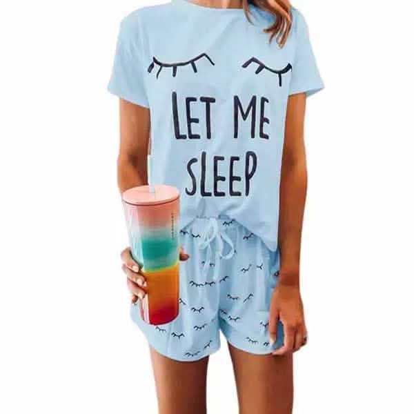 Leo Rosi Damen Freizeit-Loungewear-Set „Let Me Sleep“