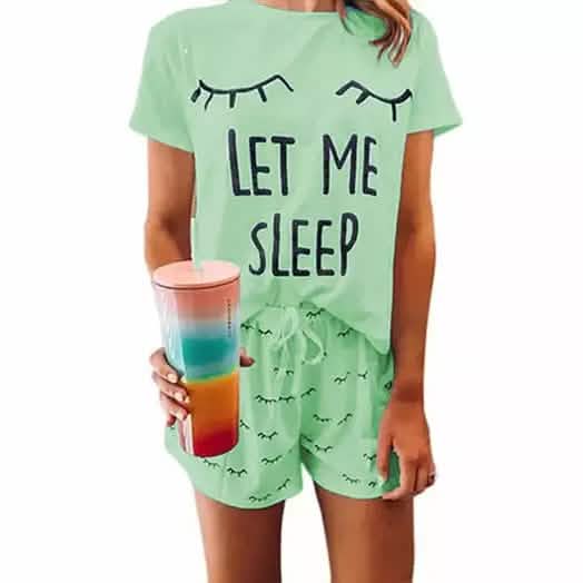 Leo Rosi Damen Freizeit-Loungewear-Set „Let Me Sleep“