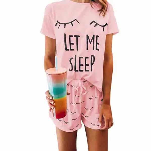 Leo Rosi Damen Freizeit-Loungewear-Set „Let Me Sleep“