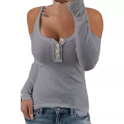Damen-Top „Sheila“ mit Carmen-Ausschnitt