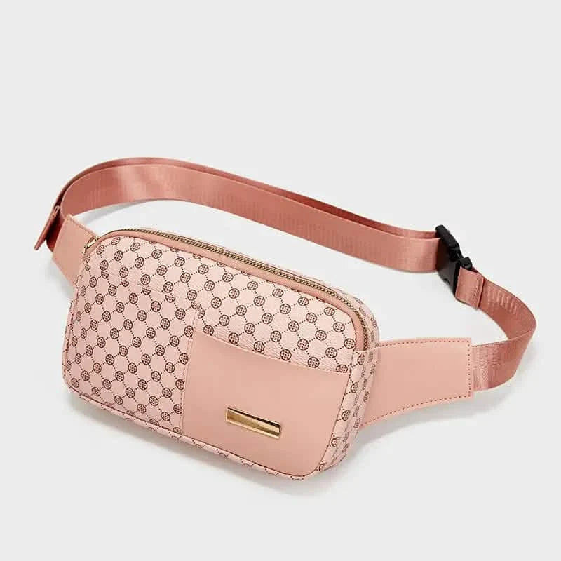 Brusttasche mit Leopardenmuster