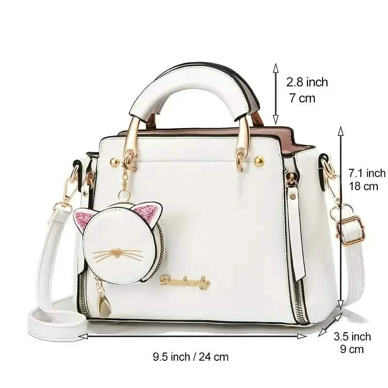 Buchstaben Dekor Handsatchel