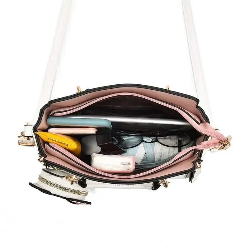 Buchstaben Dekor Handsatchel