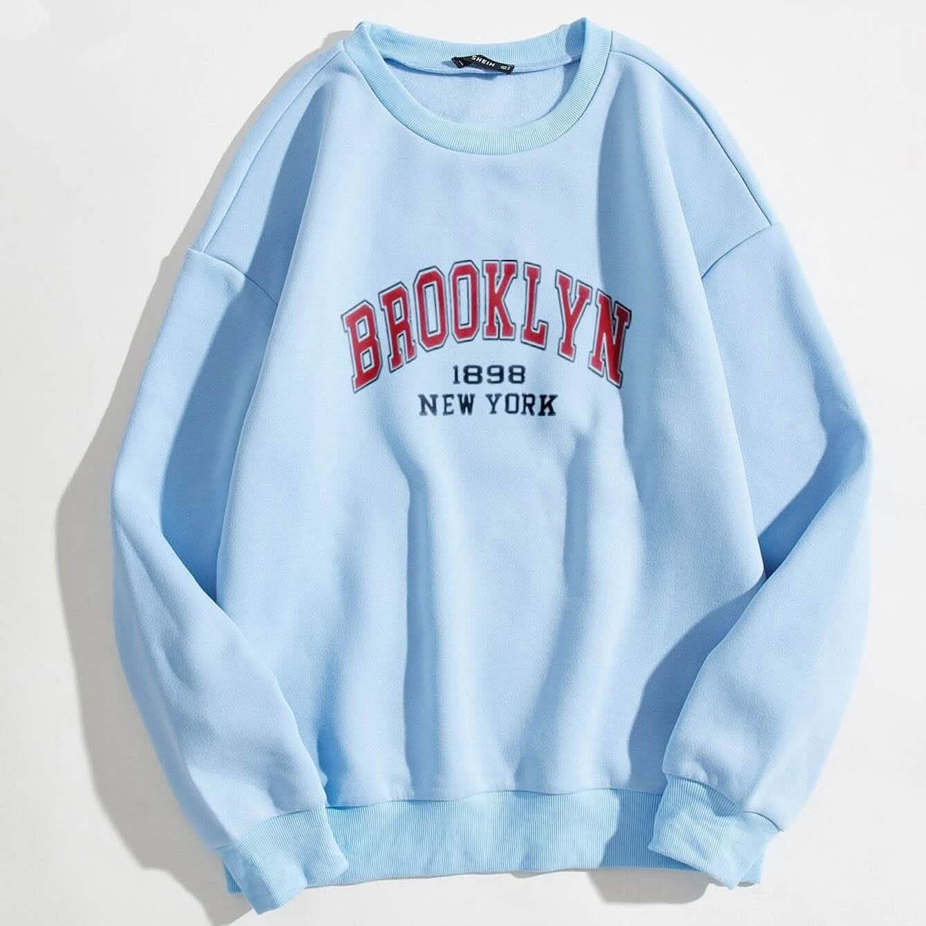 Buchstaben-Grafik Thermo-Sweatshirt