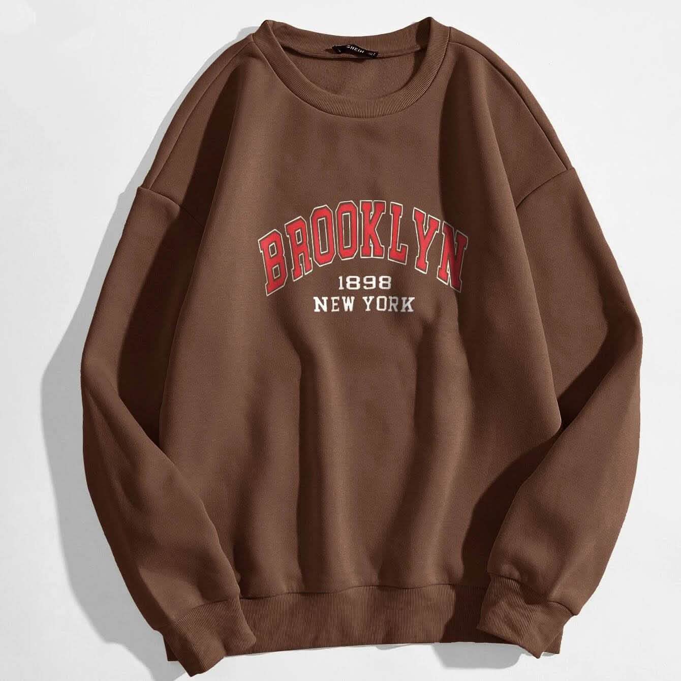 Buchstaben-Grafik Thermo-Sweatshirt