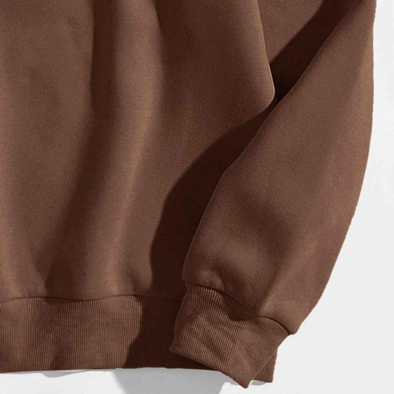 Buchstaben-Grafik Thermo-Sweatshirt