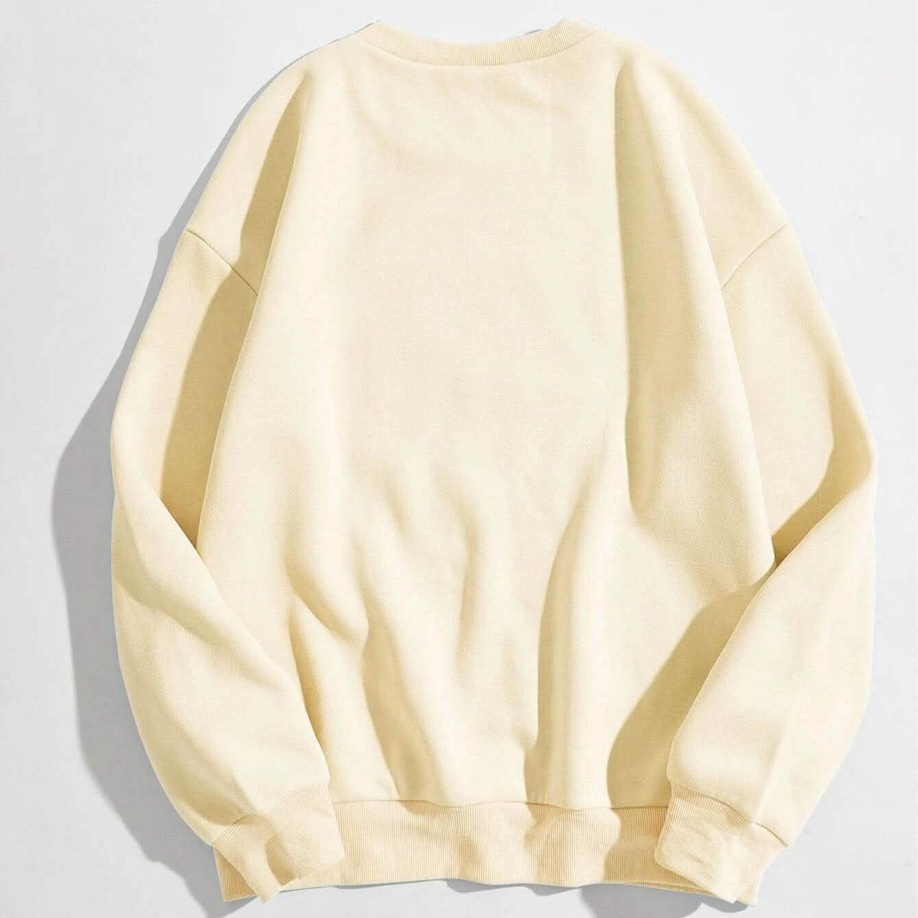 Buchstaben-Grafik Thermo-Sweatshirt