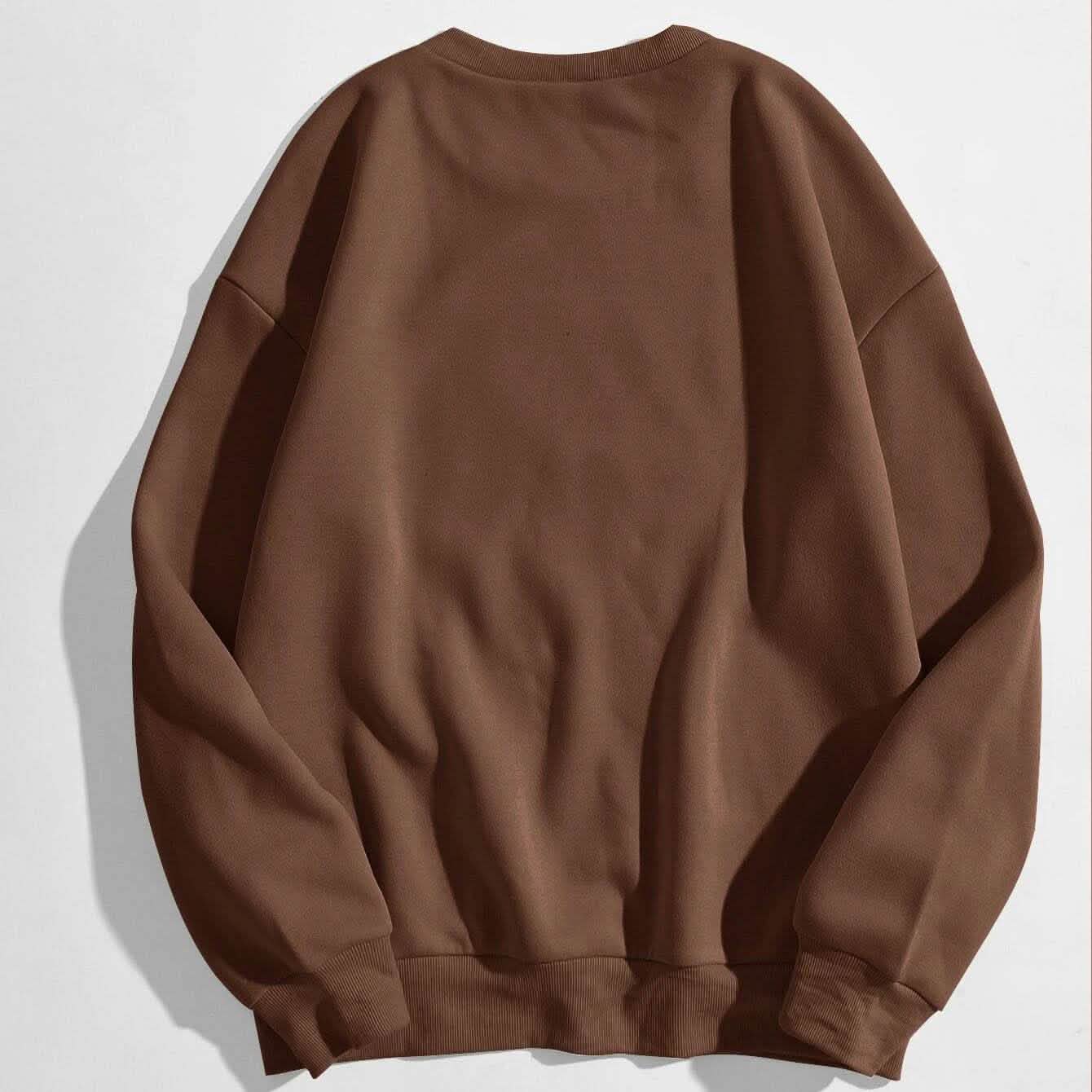 Buchstaben-Grafik Thermo-Sweatshirt