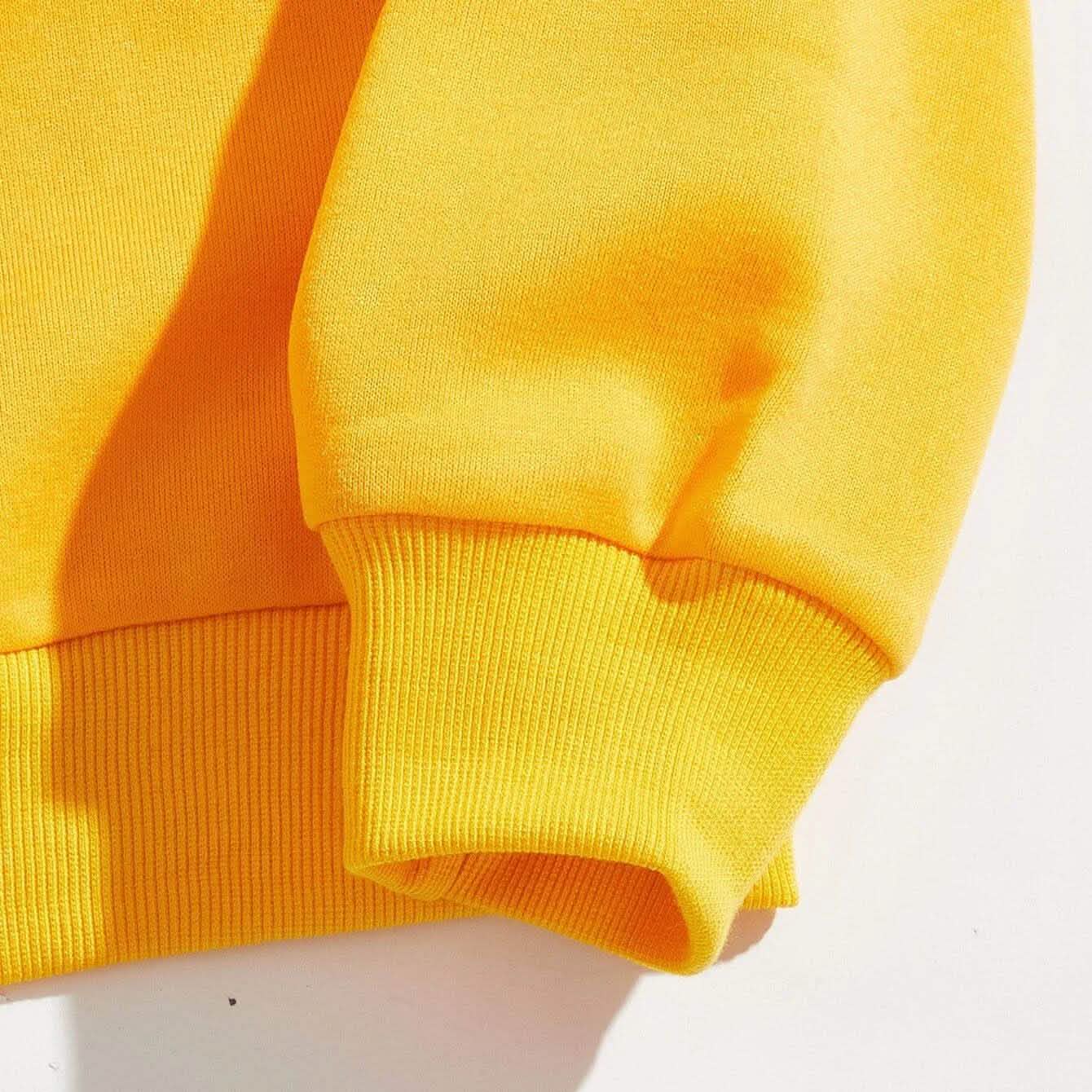 Buchstaben-Grafik Thermo-Sweatshirt