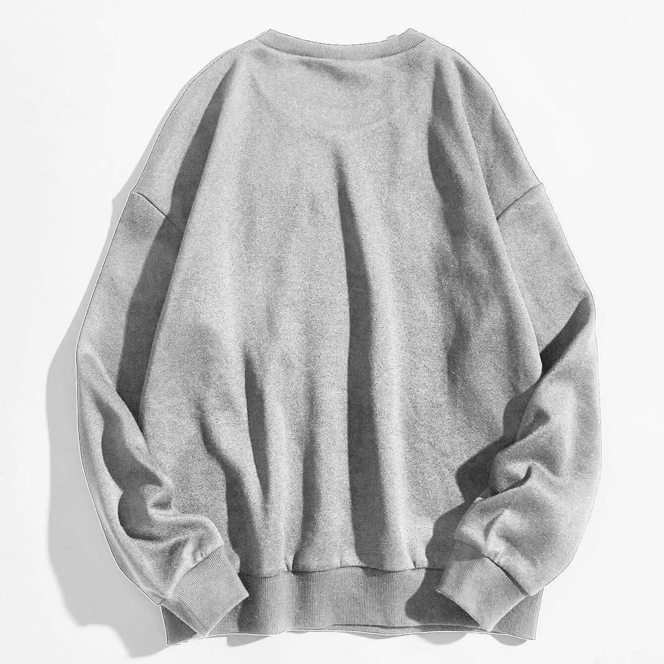Buchstaben-Grafik Thermo-Sweatshirt