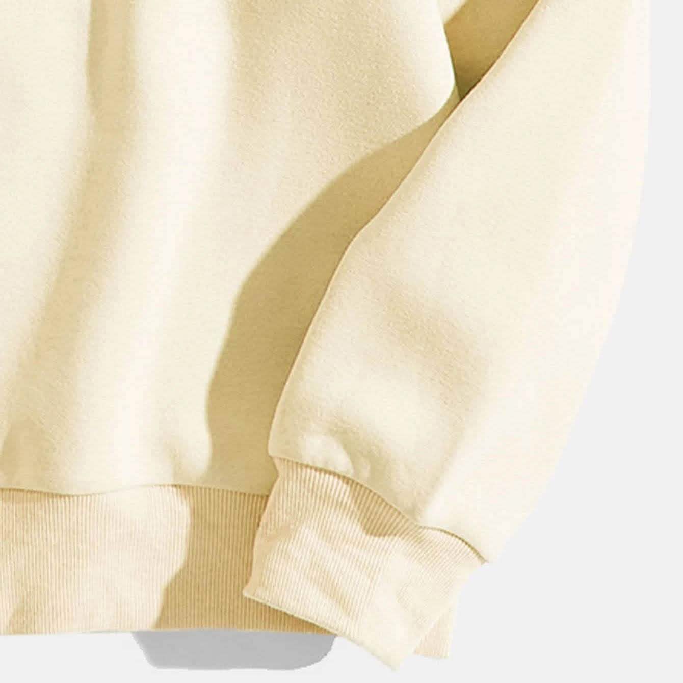 Buchstaben-Grafik Thermo-Sweatshirt
