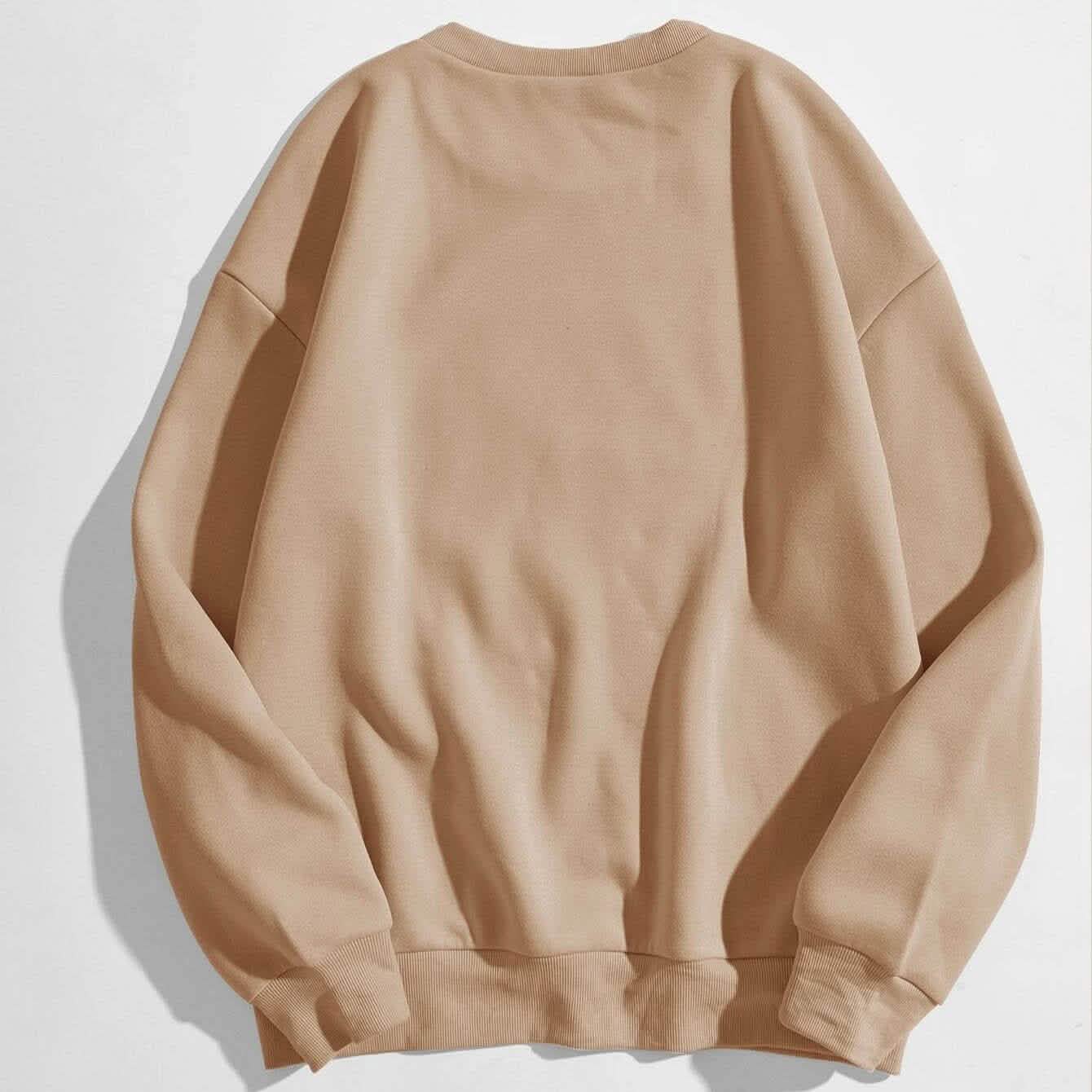 Buchstaben-Grafik Thermo-Sweatshirt
