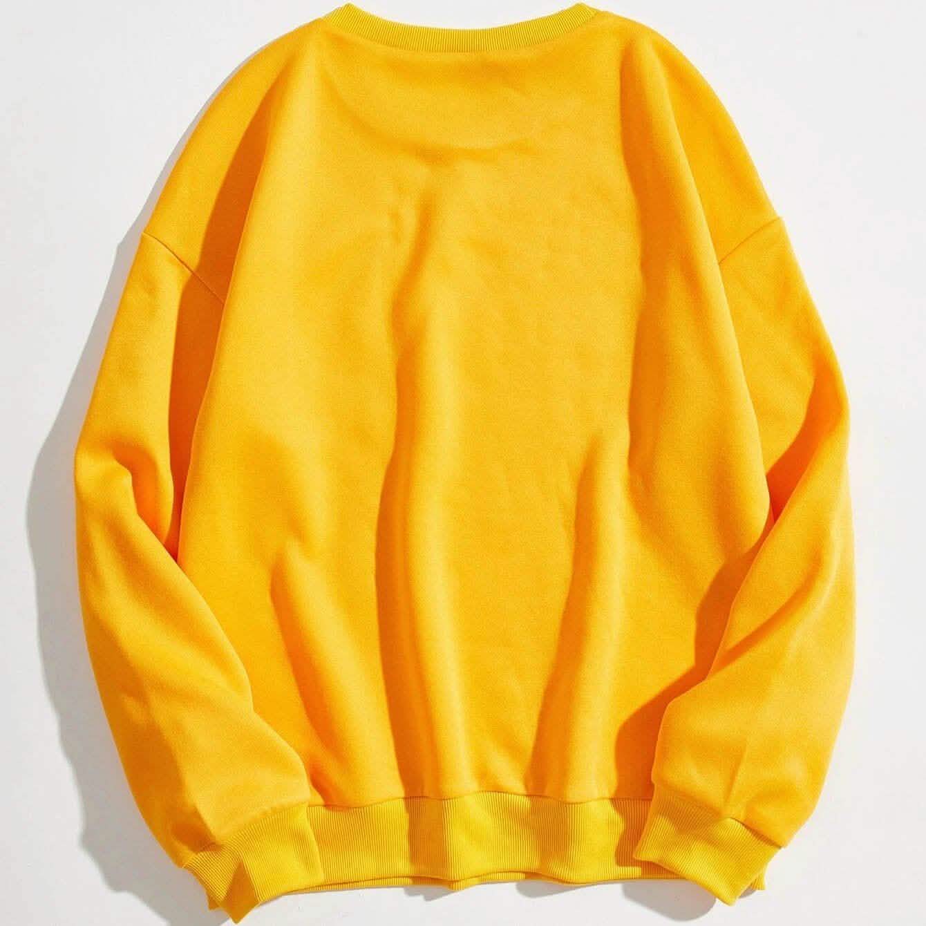 Buchstaben-Grafik Thermo-Sweatshirt