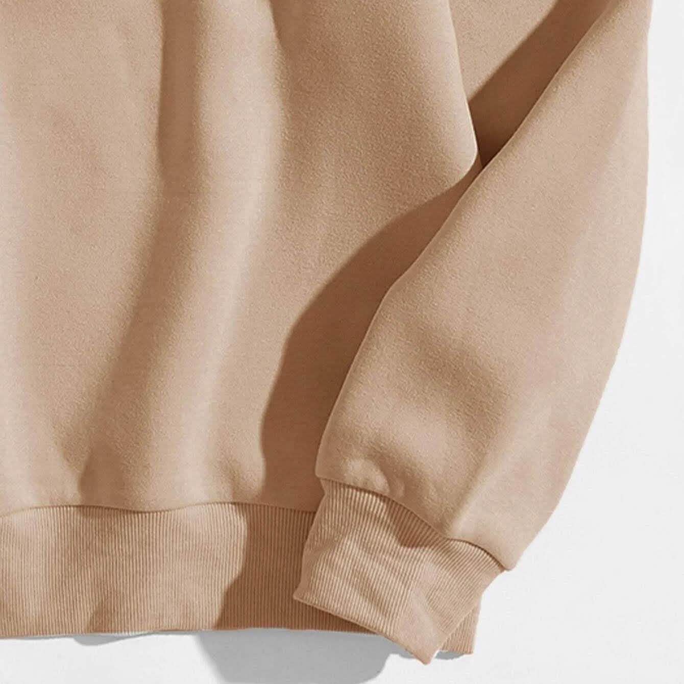 Buchstaben-Grafik Thermo-Sweatshirt
