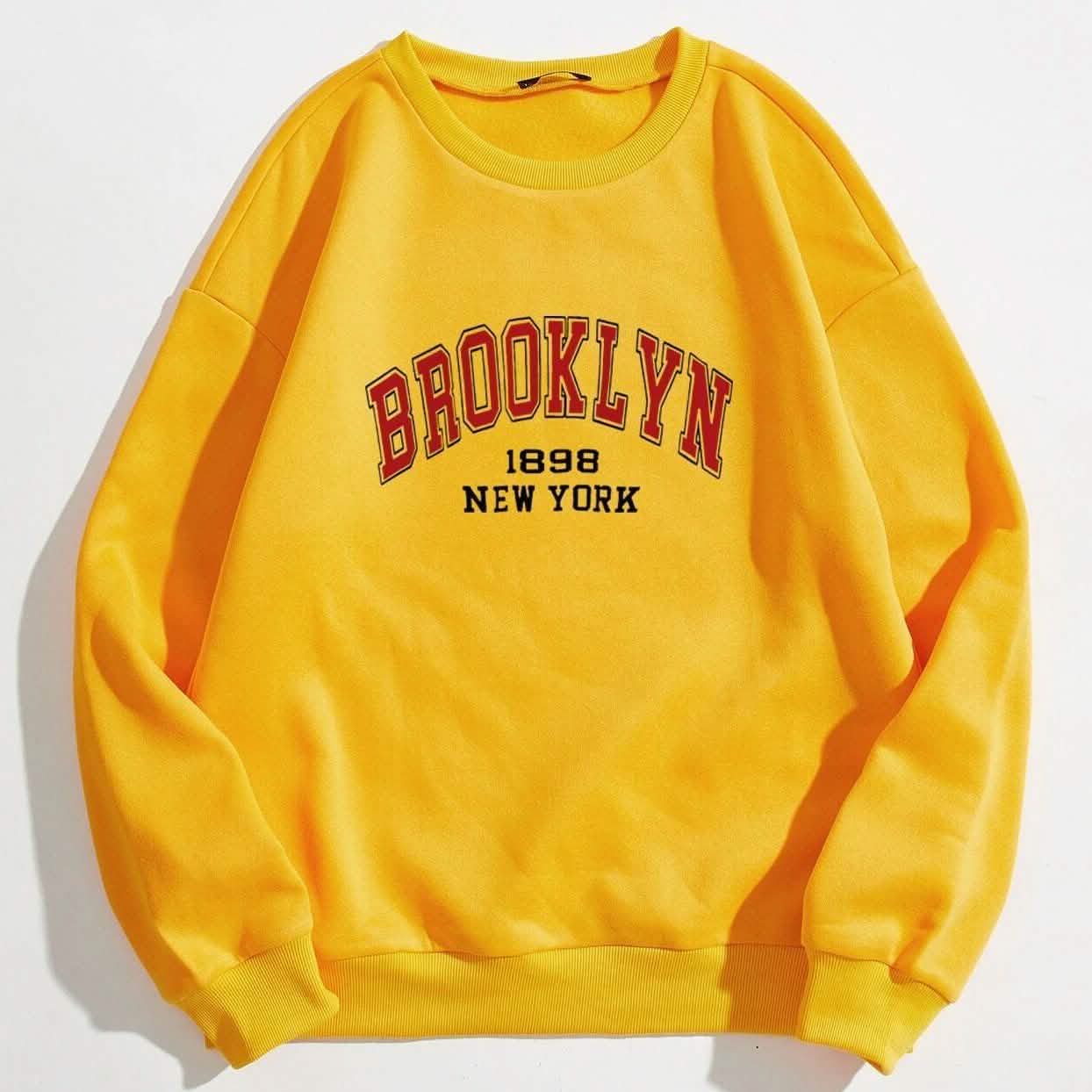 Buchstaben-Grafik Thermo-Sweatshirt