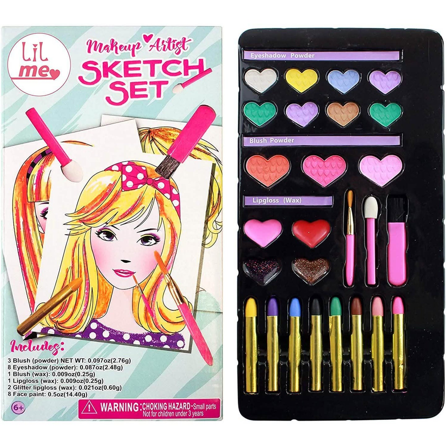 Lil Me Make-up Artist Skizzen-Set mit 10 Design-Skizzenblättern