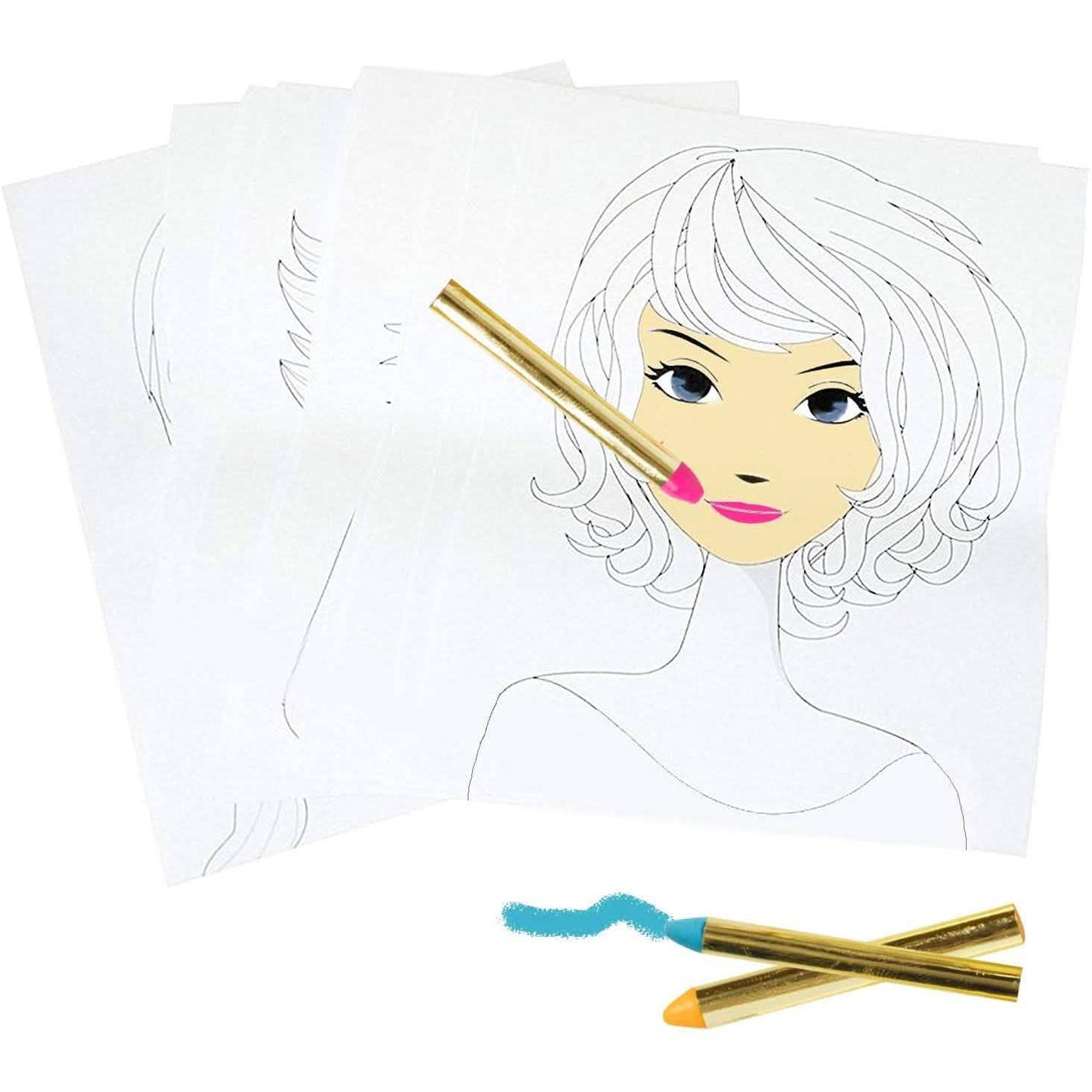 Lil Me Make-up Artist Skizzen-Set mit 10 Design-Skizzenblättern