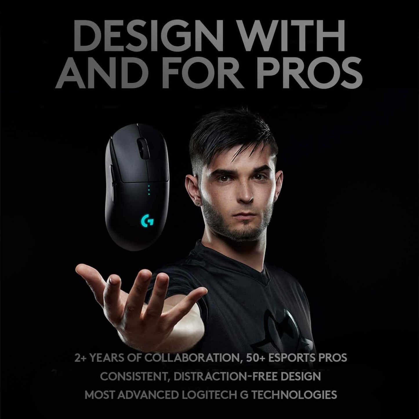 Logitech G Pro Wireless FPS Gaming-Maus mit fortschrittlichem Gaming-Sensor (Refurbished)