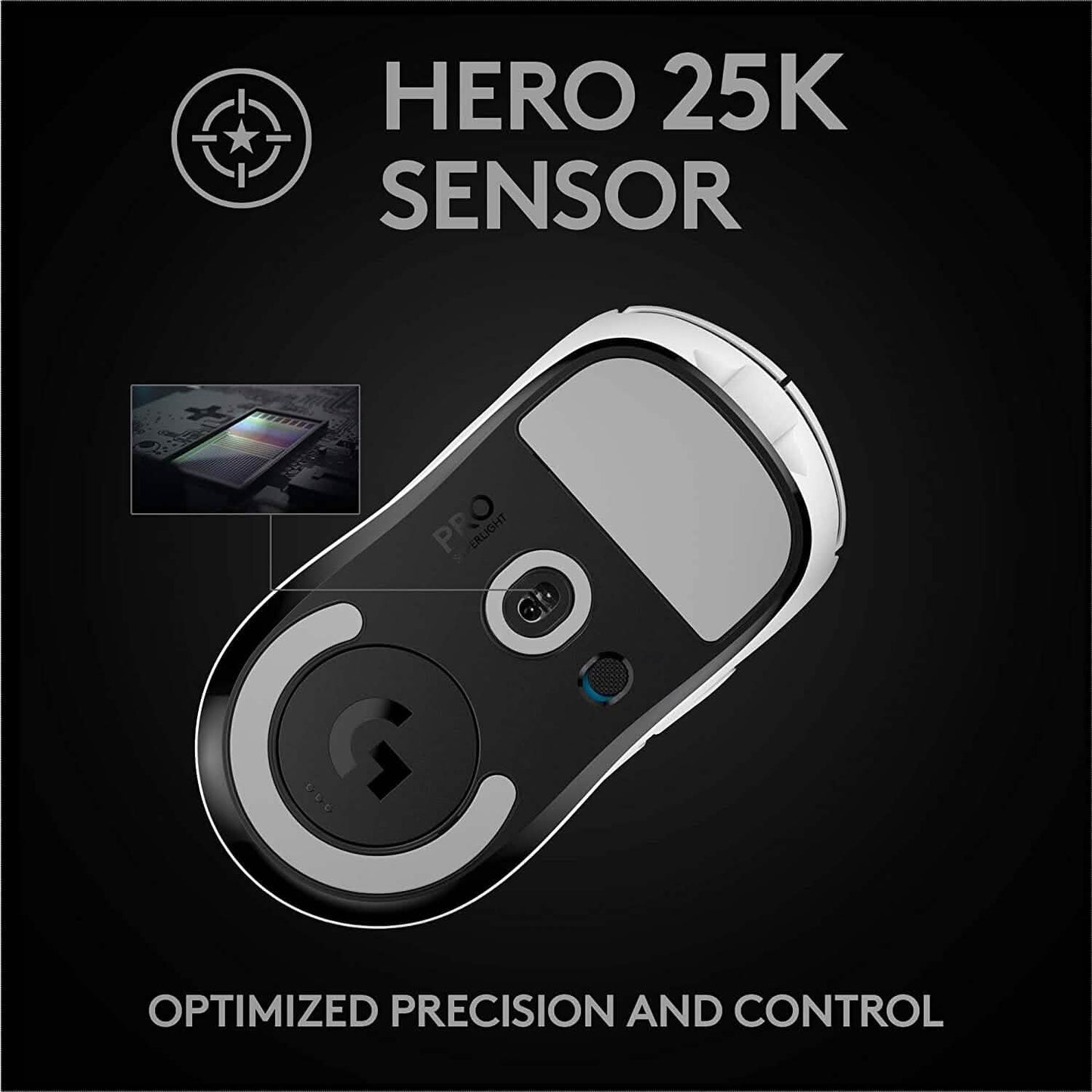 Logitech G PRO X Superlight kabellose Gaming-Maus (Generalüberholt)