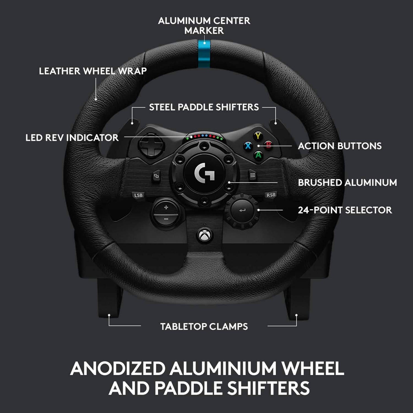 Logitech G923 Lenkrad und Pedale (Generalüberholt)