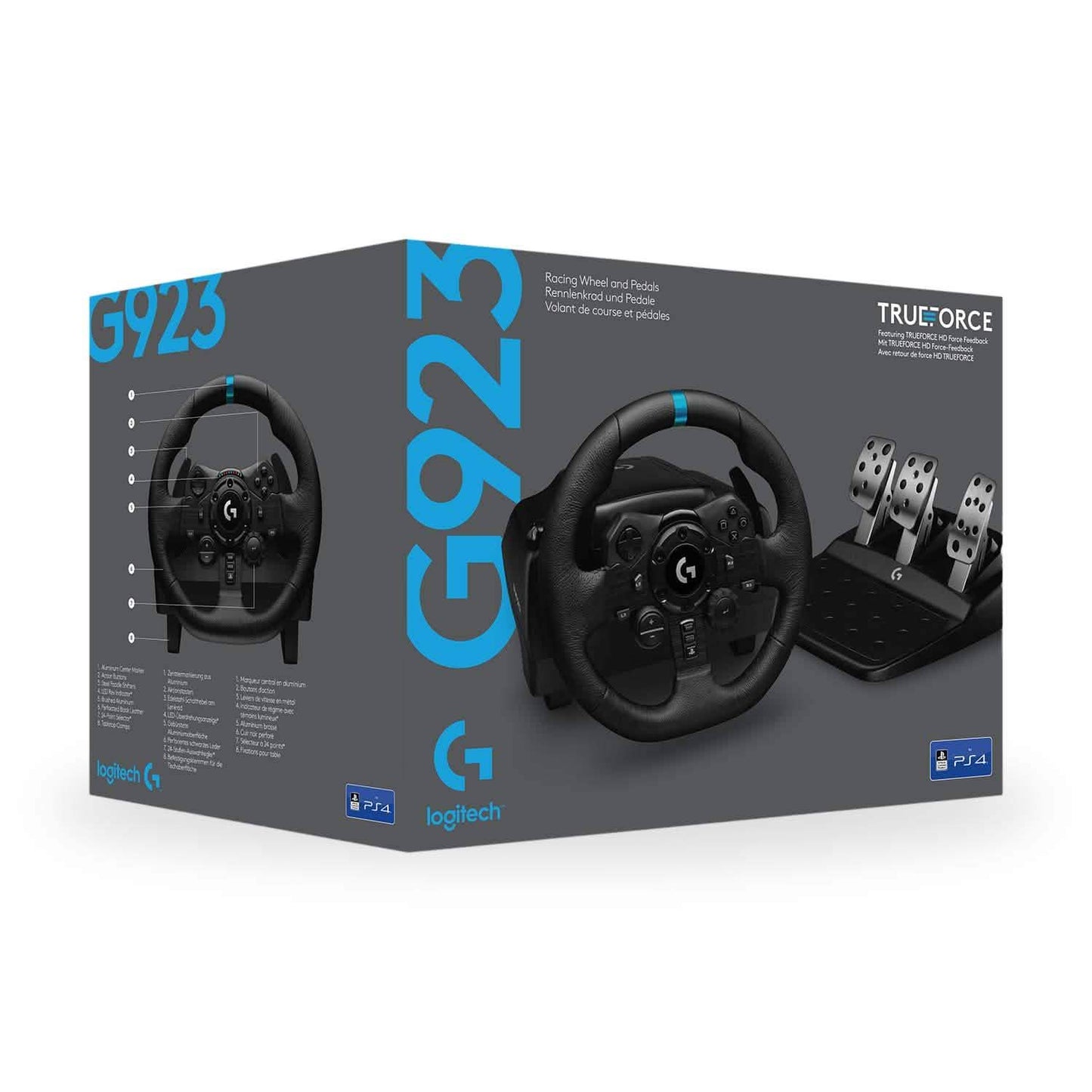 Logitech G923 Lenkrad und Pedale (Generalüberholt)