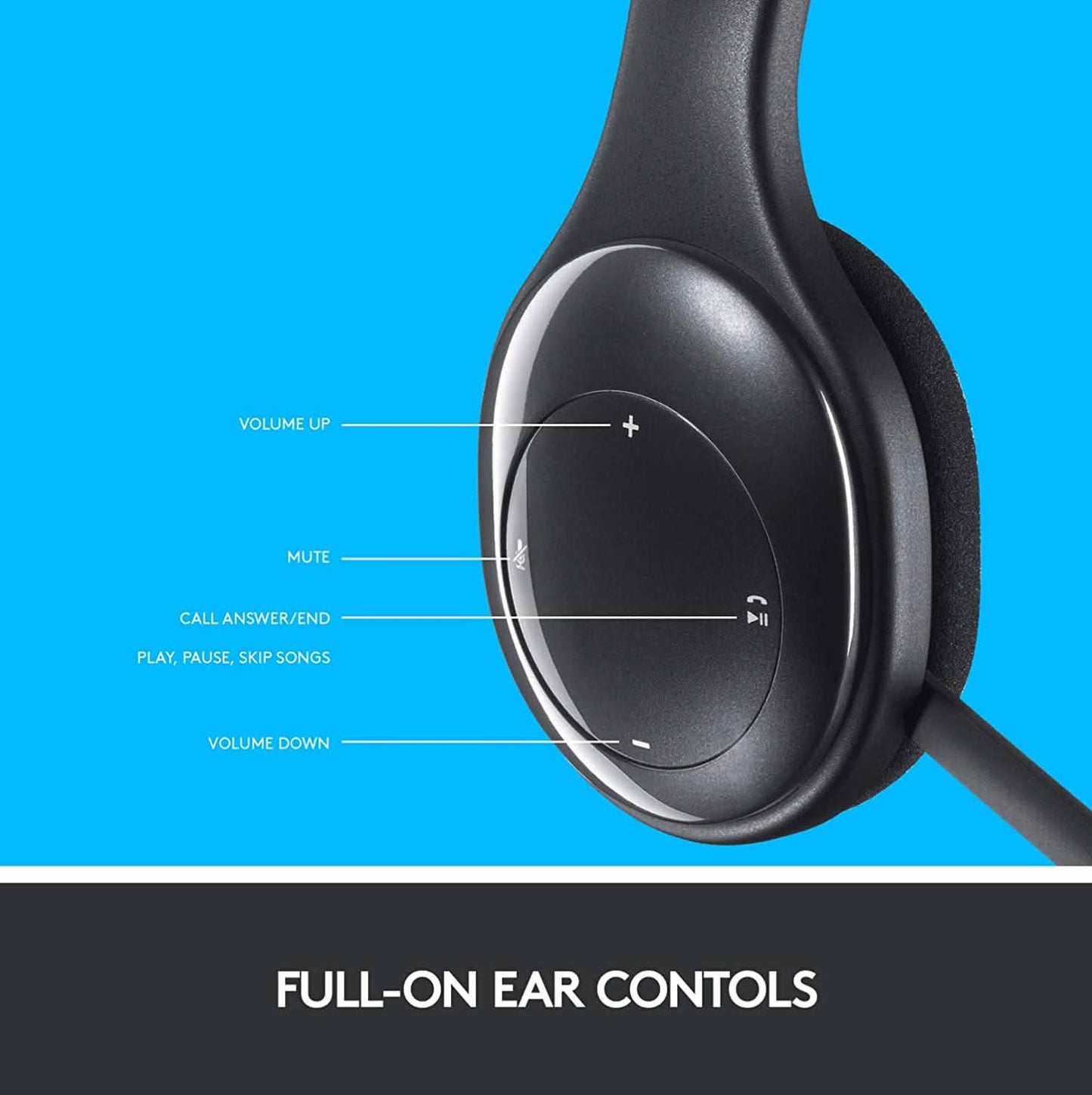 Logitech H800 kabelloses Bluetooth-Headset (generalüberholt)