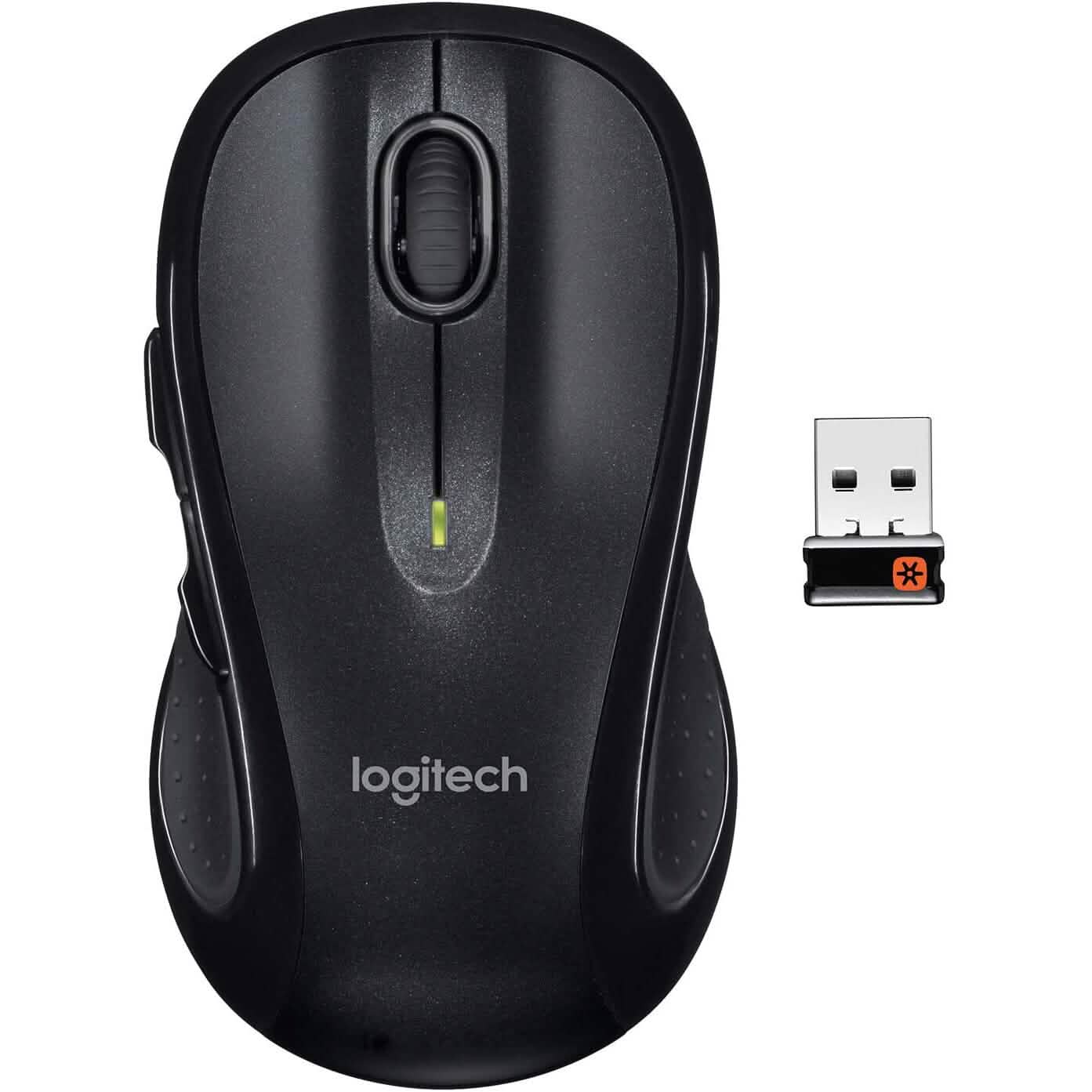 Logitech M510 Kabellose Computermaus mit Unifying-Empfänger (Generalüberholt)