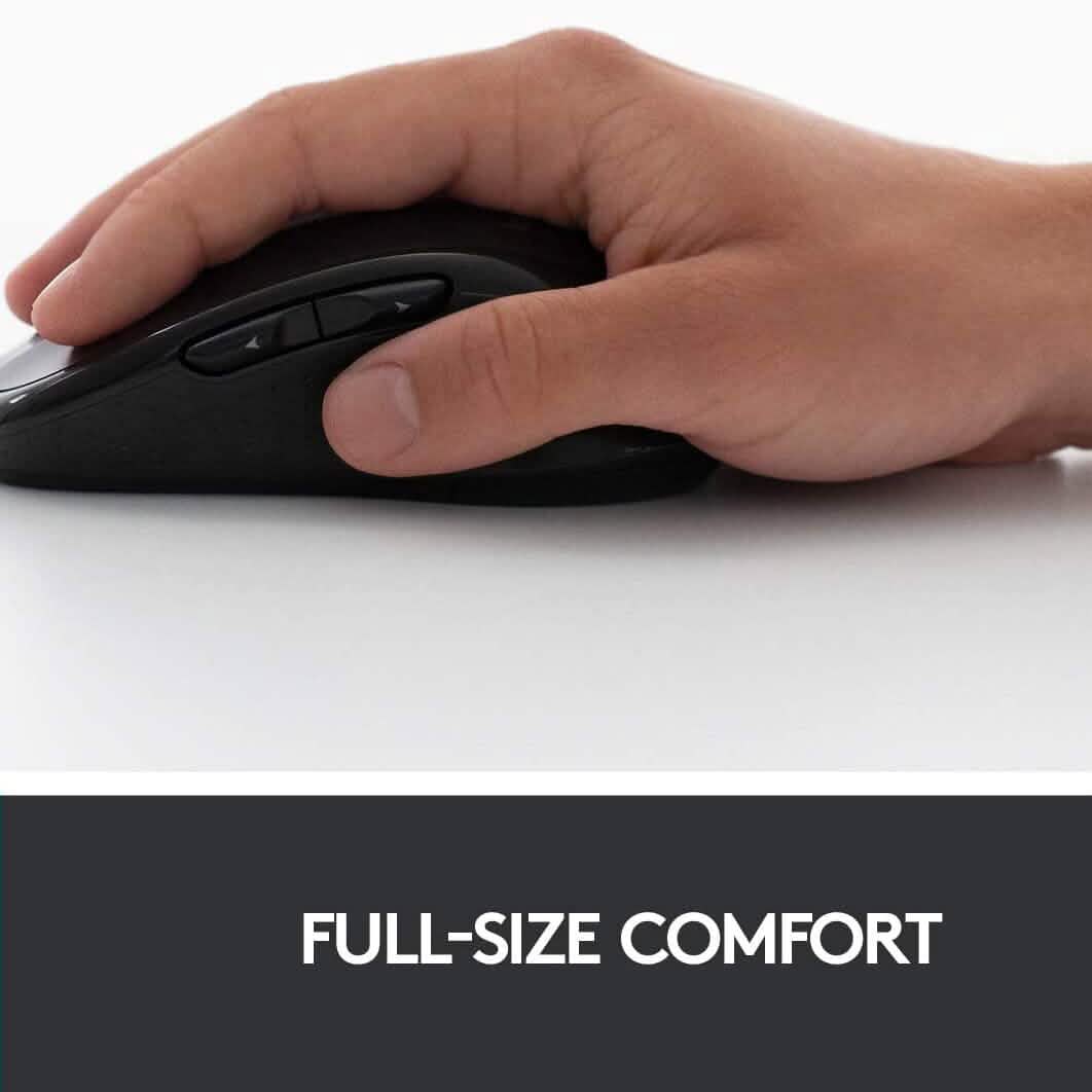 Logitech M510 Kabellose Computermaus mit Unifying-Empfänger (Generalüberholt)