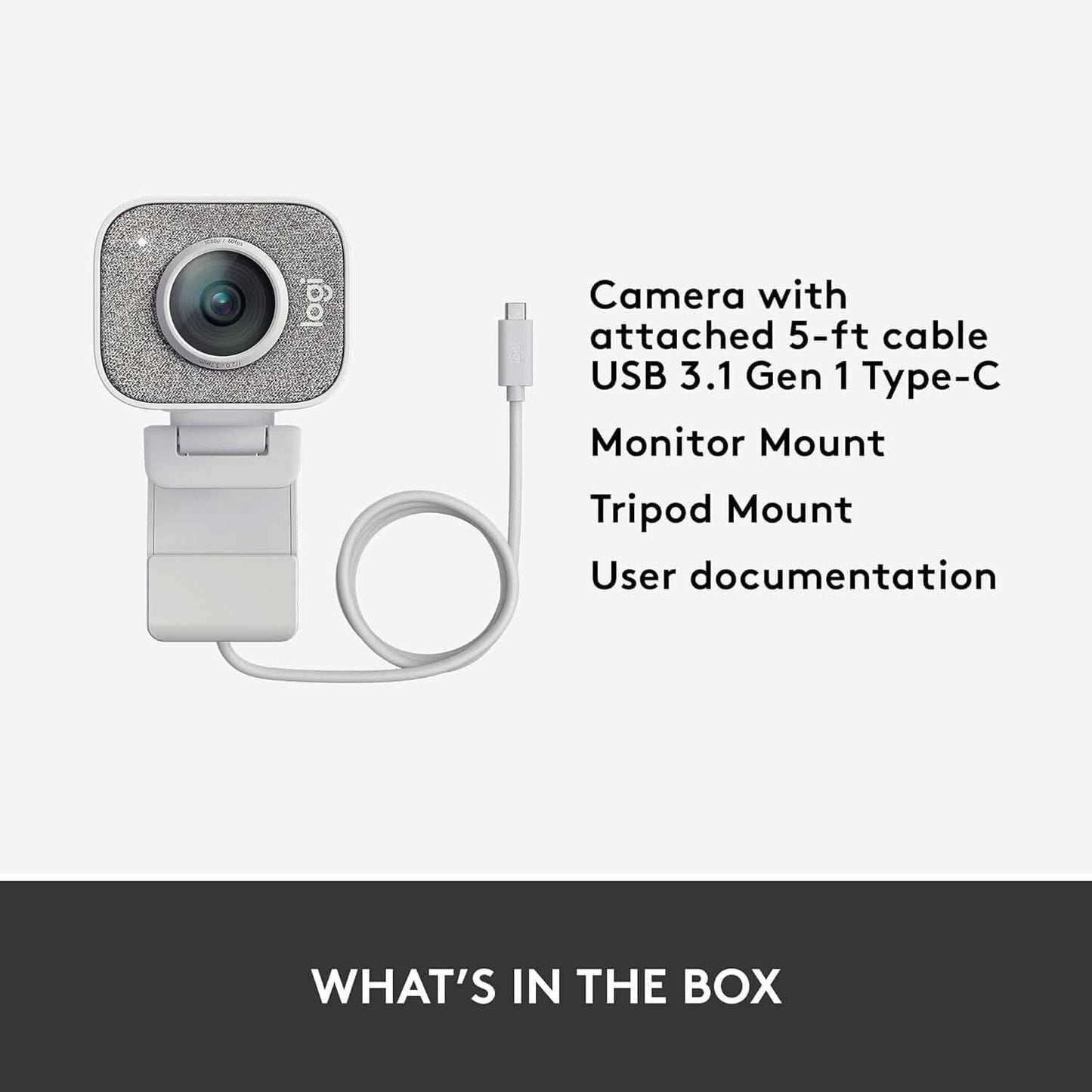 Logitech StreamCam, Live-Streaming-Webcam (Generalüberholt)